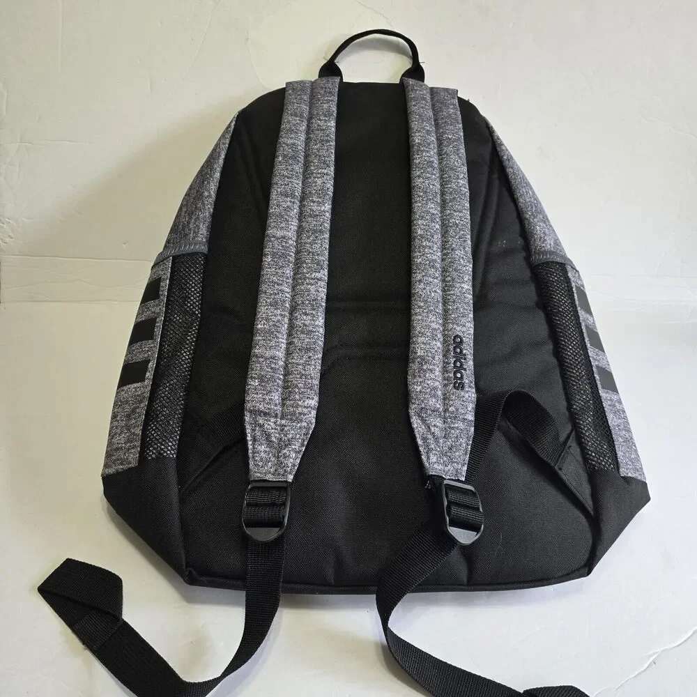 Adidas Classic 3S III Backpack, Jersey Hats Onix/Black V3, 15.4” Laptop Storage